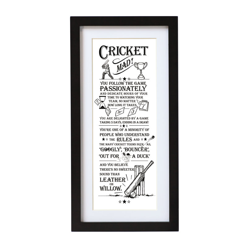 Cricket - Single Picture Frame Print