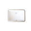 Lavabo de salle de bain rectangulaire encastré en céramique avec trop-plein Rhyth Series-12800677