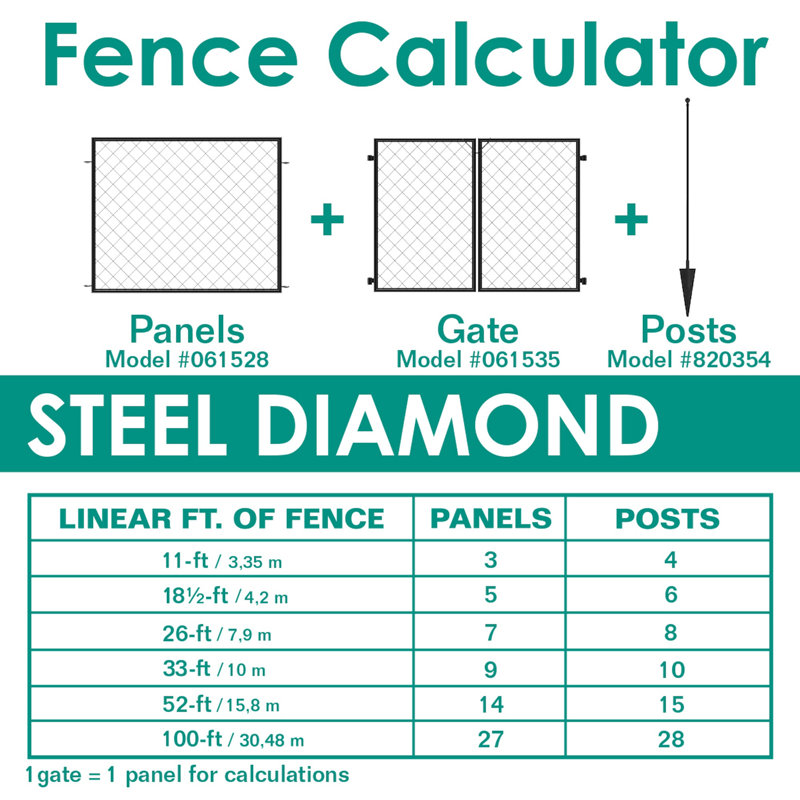 Diamond Fence Panel