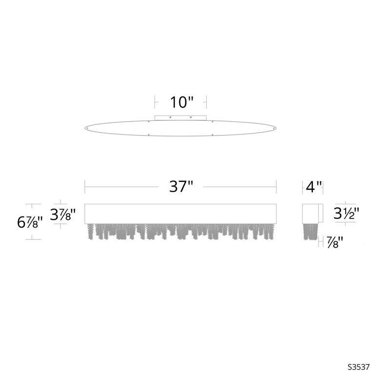 Soleil Dimmable LED Bath Bar, Polished Nickel