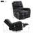 Multifunctional Black Chenille Recliners For Modern Living Room And Nursery