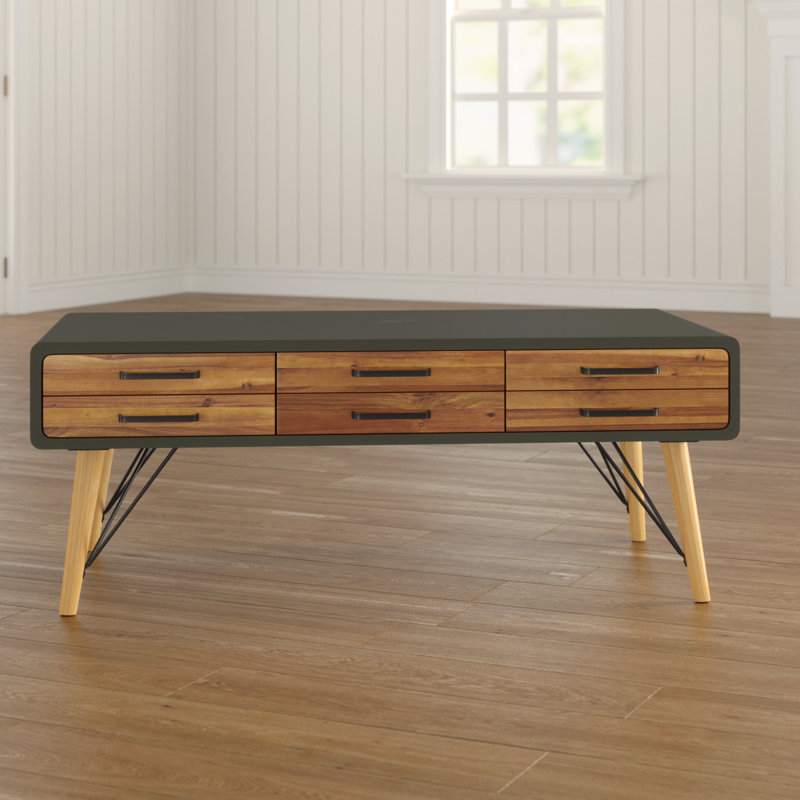 Ashlie Four Leg Coffee Table with Storage