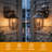 Motion Sensor Outdoor Wall Light with Oil Rubbed Bronze Finish, Nautical Exterior Wall Sconce