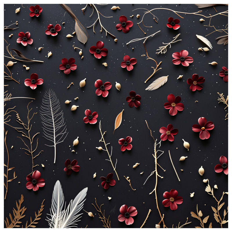 Édredon floral avec literie bohémienne, Simple extra long