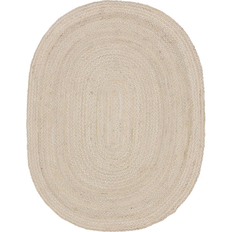 Uhrichsville Cotton Indoor Rug, Oval 3'3" x 5'