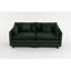 Canapé modulaire moderne symétrique, chenille, vert antique pour la maison