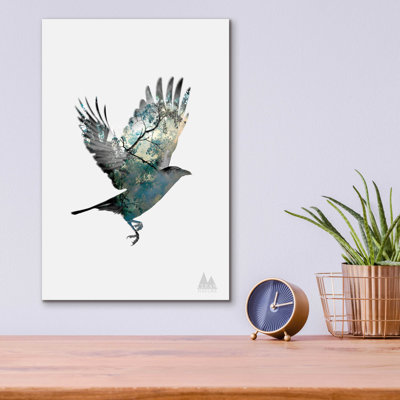 Epic Art 'Bird' By Clean Nature, Acrylic Glass Wal " Bird " by Clean Nature