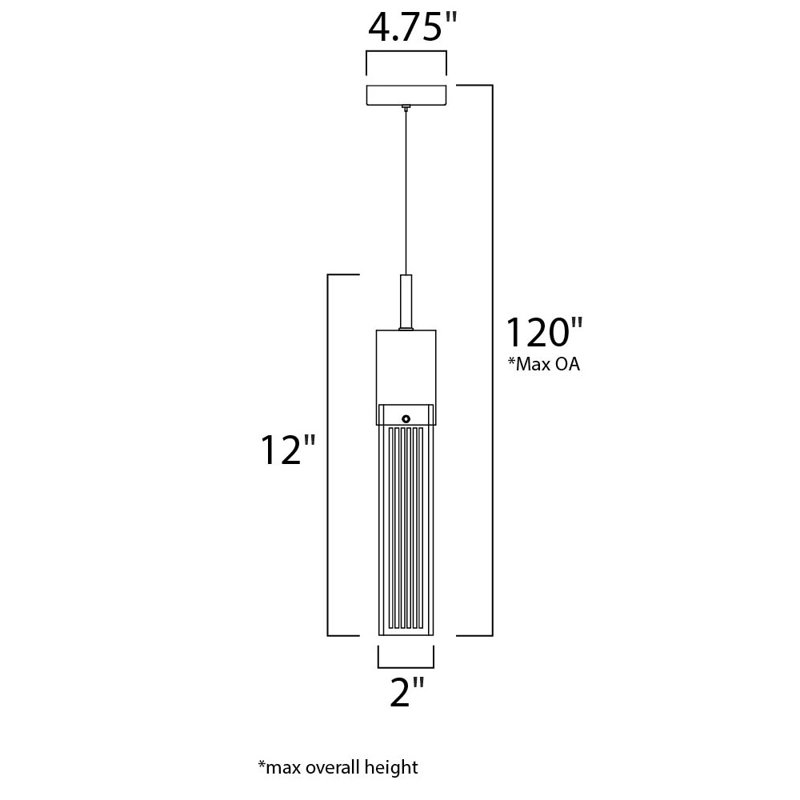 Ferryhill 1 - Light LED Single Pendant