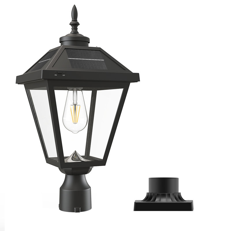 22-In Solar Lantern Head Dusk-To-Dawn