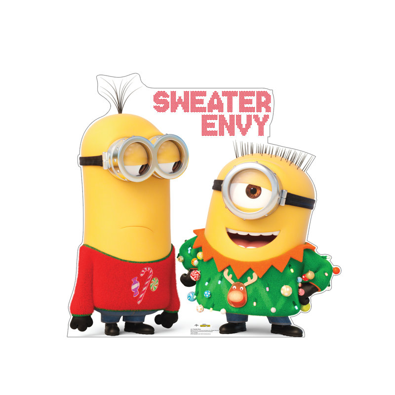 45'' Minions Sweater Envy Cardboard Standup