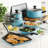 High Performance Cookware Pots and Pans Set, 17 Piece-14824357