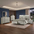 Velora 5 Pc Bedroom Set Featuring Signature Wavefront Design and Contemporary Styling