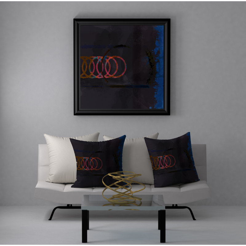 Housse de coussin carrée en « Go-Ahead » de Juicy, 18" x 18"