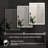 LED Bathroom Vanity Mirror with Matte Black Framed, Anti-Fog Dimmable Brightness & Memory Function-1827330989