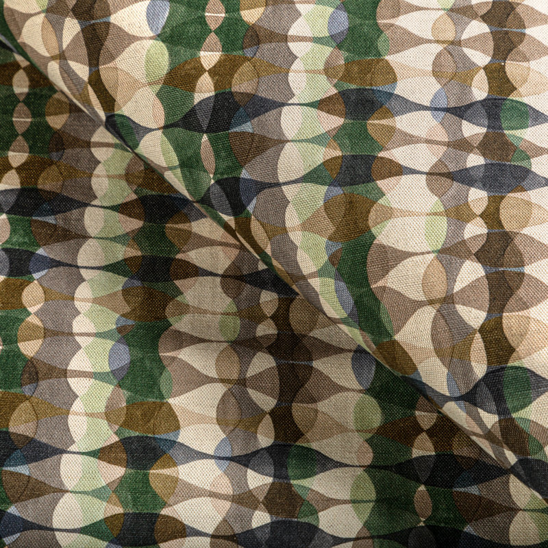 Rhapsody Overtone Print Fabric, Spruce