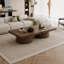 Table basse carrée 34,6 "pour le salon-1019946056