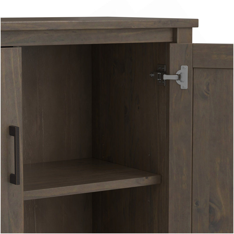 Ela - Low Storage Cabinet - Smoky Brown
