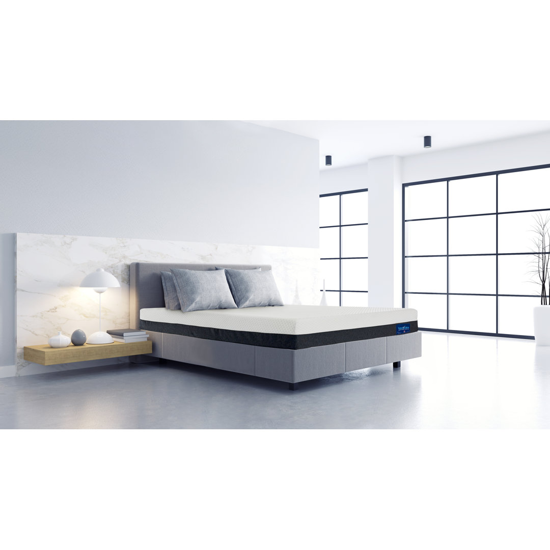 Winksleep 7" Half-Half Premium Cover Memory Foam Mattress with Long-Lasting Support