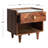 Kerstetter 19'' W Nightstand – Stylish Wood Nightstand with Gold-Finish Hardware & Marble Top Design-1101226923
