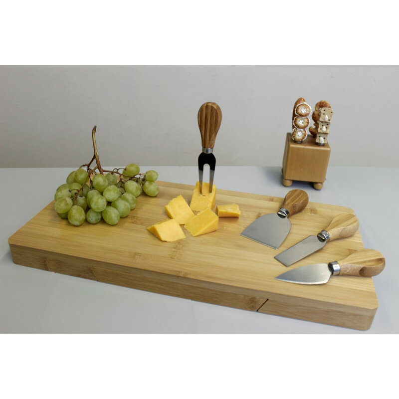 Symple Stuff Braddy Bamboo Cheese Board