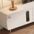 Combinaison meuble télé de style crème avec table basse