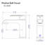 Robinet de salle de bain ZLINE en chrome Zoe (WSH-BF-CH)