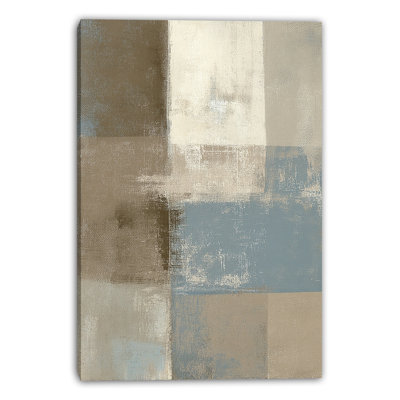 «Quiet Blocks», art mural sur toile tendue