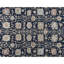 Hand-Knotted High-Quality Black and Gold Area Rug