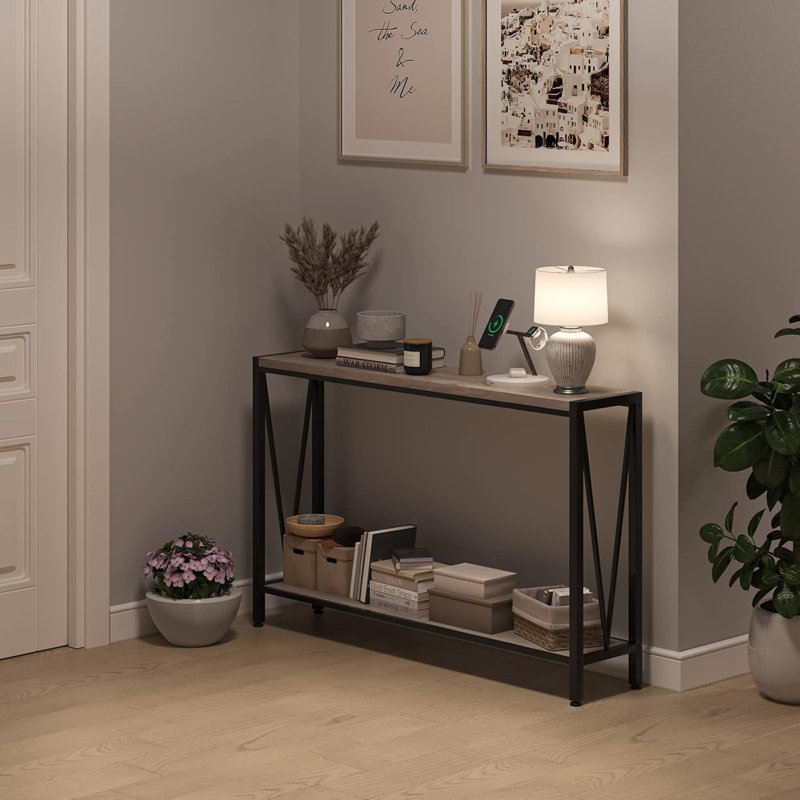 Console Table, Entryway Table, Easy Assembly,Entrance Table, Grey