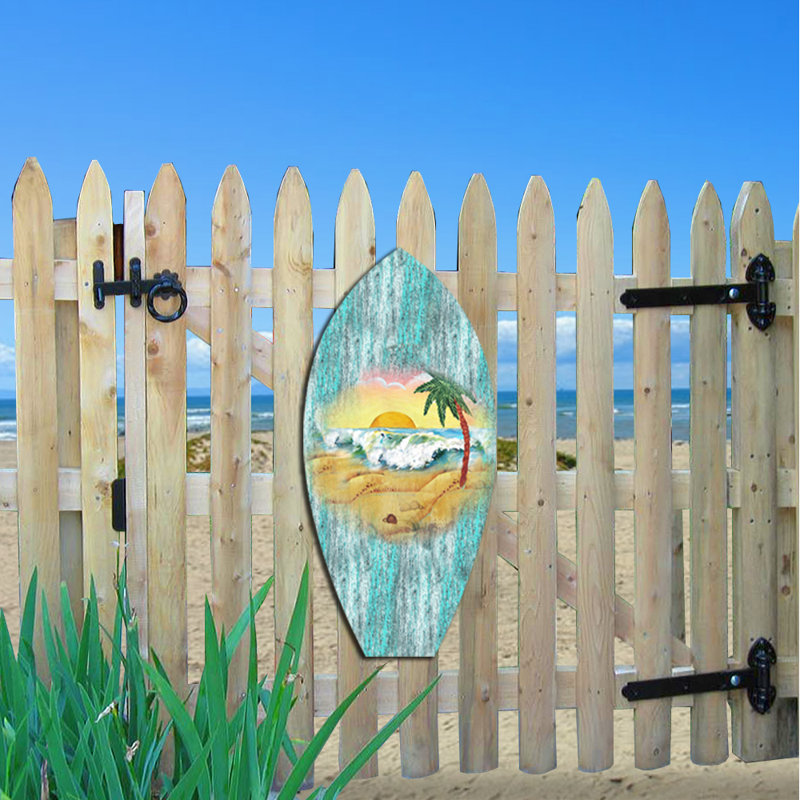 Décoration de pêche en bloc de surf