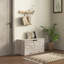 Commode de rangement avec tiroir pour le salon, boîte en bois, l 31,5 po, brun-1912939609