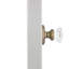 Classic Rosette with Crystal Door Knob-1643764244
