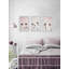 «Pink Sky and Palm Trees» par Marmont Hill - ensemble de 3 photos encadrées-87498877