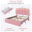Base de lit tapissier avec rangement et tête de lit réglable en velours à DEL-833146700-833146697