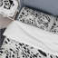 White And Black Snow Leopard Spots - Geometric Duvet Cover Set-1456471394