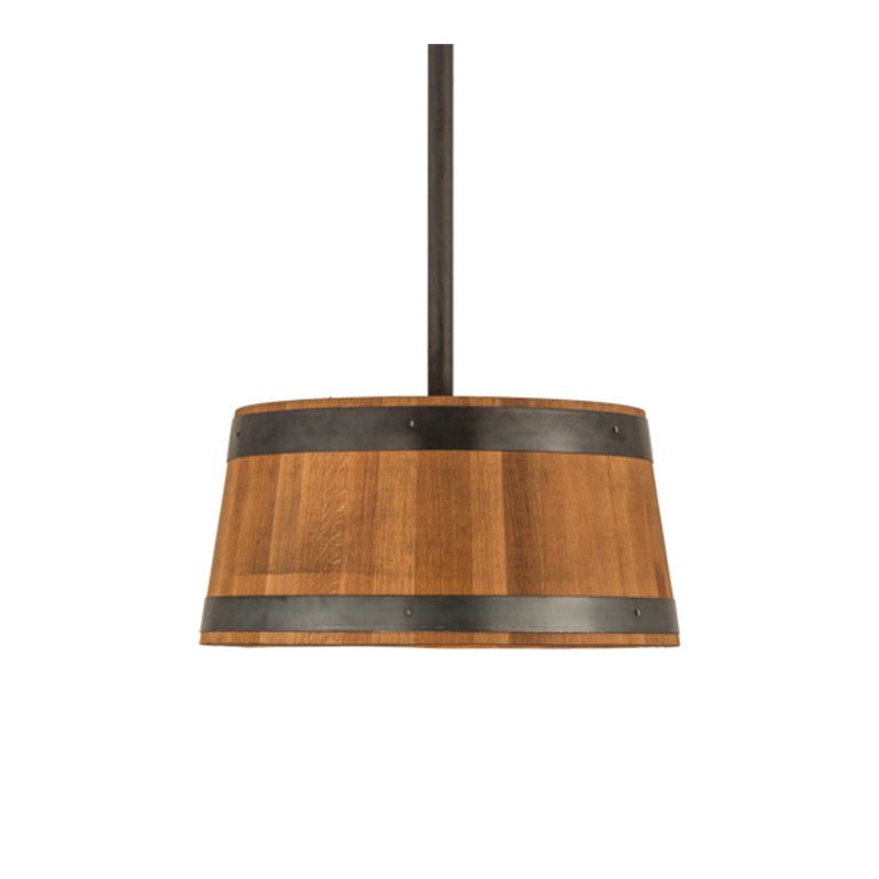 Whiskey Barrel 3 - Light Pendant