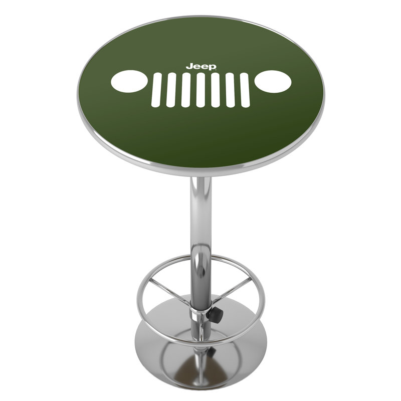 Round Metal Base Dining Table
