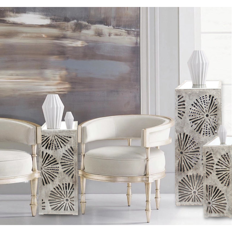 Vandermark Mirrored Glass Top Nesting Tables