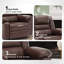 Fauteuil inclinable de massage en cuir respirant-1160602829