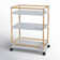 Ellie Bar Cart with Metal Outer Material