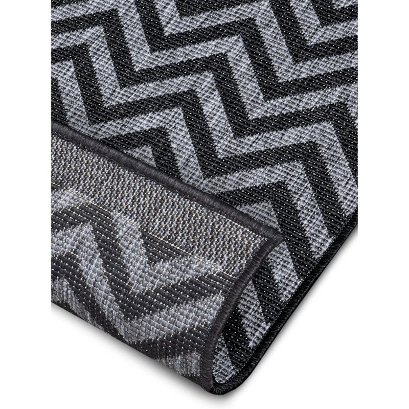 Palma Flatweave Green Rug, Rectangle 80cm x 150cm