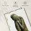 Namaste assis Bouddha sur toile-1717830568