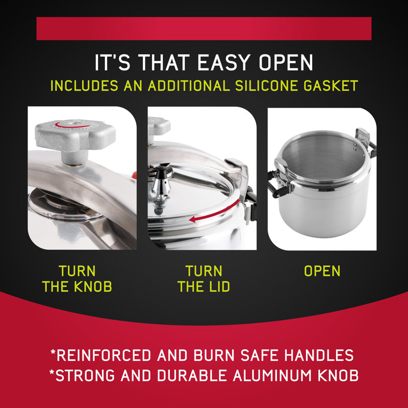 Universal 15.8 Quart Heavy-Duty Aluminum Professional Pressure Cooker