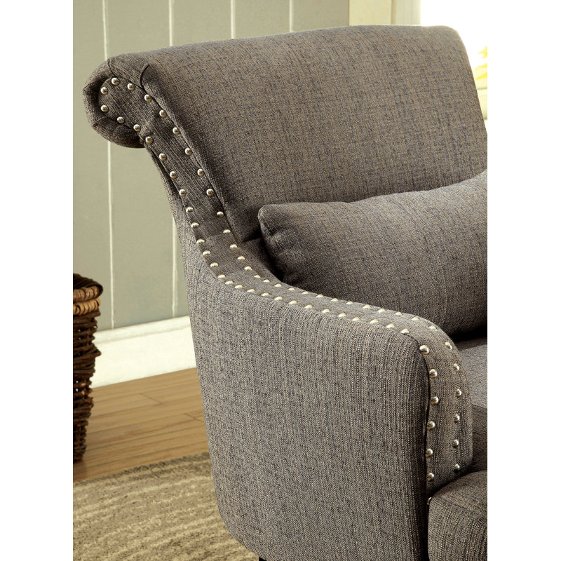 Marlow Upholstered Armchair, Gray