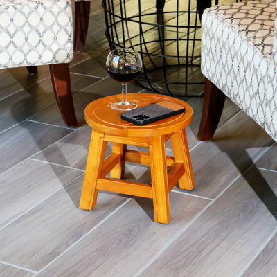 Shyloh Ottoman, Wooden Stool