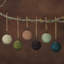 Crystalized Glass Ball Ornament