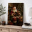 Père Noël, vacances de Noël, images de salon, impression sur toile encadrée, impression sur toile-132863360-132863364
