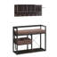 17 Stories Coat Rack Shoe Bench Set, Entryway Hall Tree With Bench Shoe Rack, Wall Mounted Coat Rack, Cubbies, Shoe Horn, Mail Organizer, 7-In-1 Design