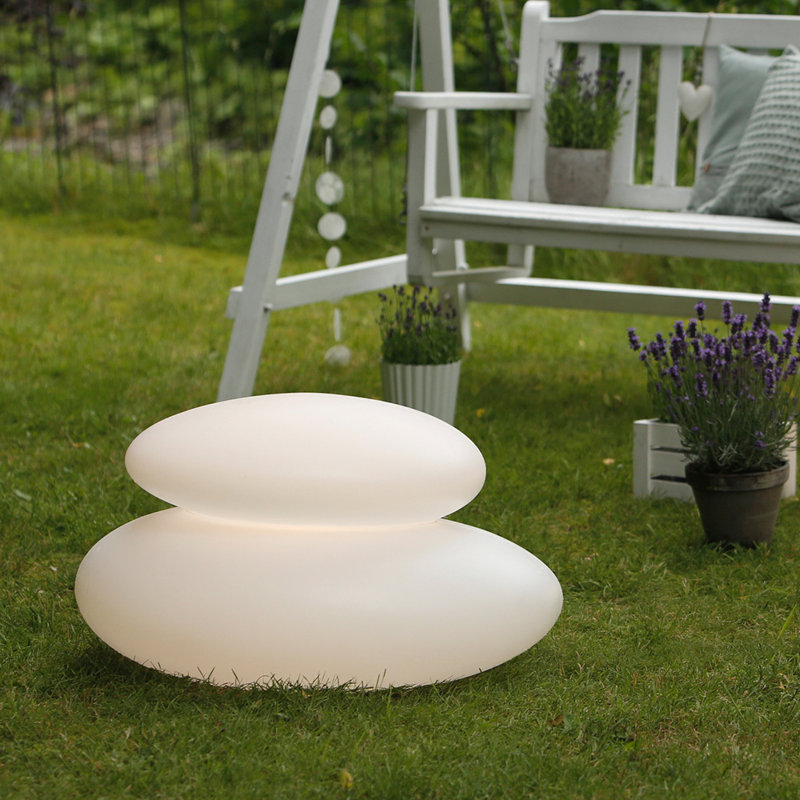 Asta Solar Indoor / Outdoor Lamp, 40cm H x 69cm W x 55cm D, White