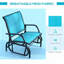 Fauteuil oscillant (bleu, gris foncé)